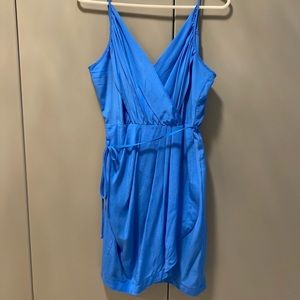Yumi Kim silk blue cocktail dress. Size Medium.
